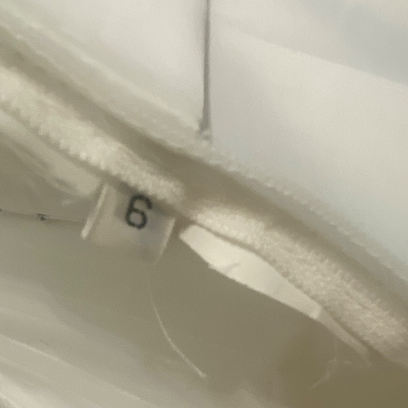 Couture Collection White Sweetheart Strapless A Line Wedding Dress Size 6 - Picture 7 of 8